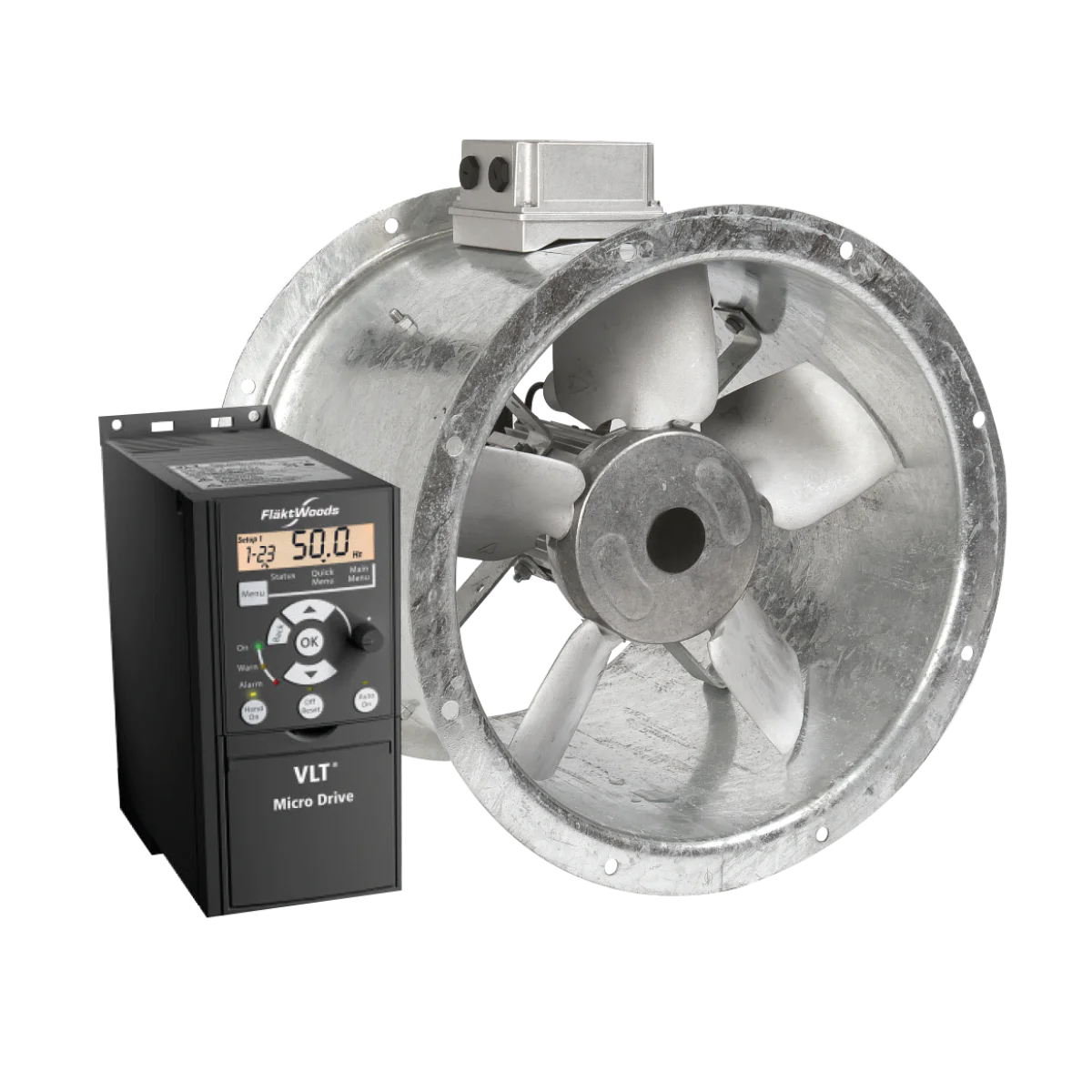 Flakt woods 560mm Maxfan Compac 1ph – EJ563236 – Supplied